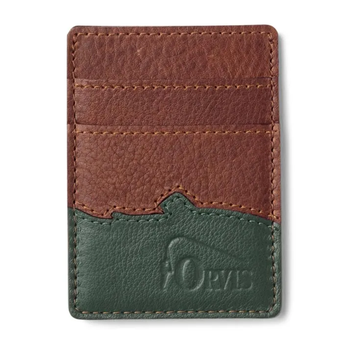 Men The Great Catch Card Carrier Orvis Wallets
