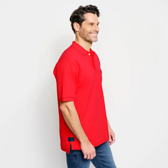 Men The Orvis Signature Polo Shirt Cardinal Orvis Shirts