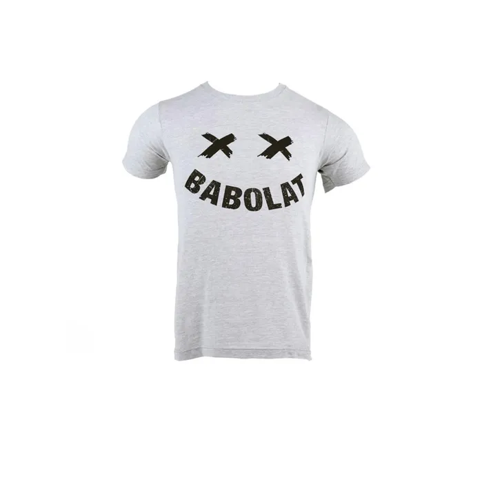 Men Tops Babolat Babolat Smile Tee Heather Grey