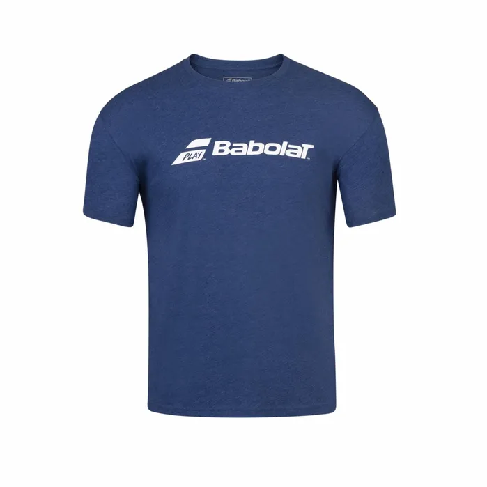 Men Tops Babolat Exercise Babolat Tee Men Dark Heather Blue