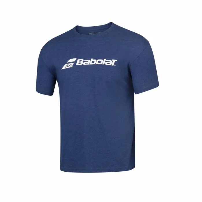 Men Tops Babolat Exercise Babolat Tee Men Dark Heather Blue