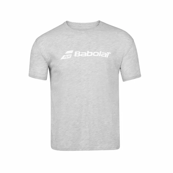 Men Tops Babolat Exercise Babolat Tee Men Flecked Gray