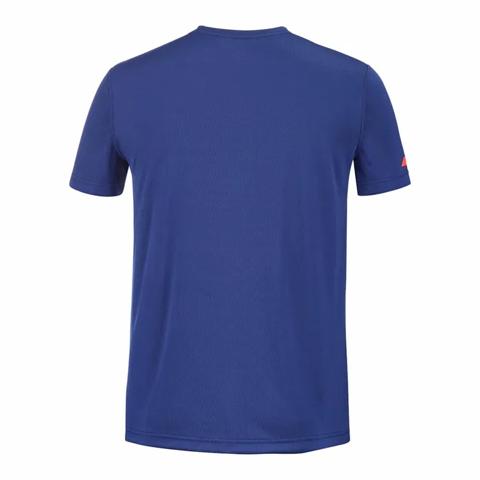 Men Tops Babolat Exercise Graphic Tee Dark Blue