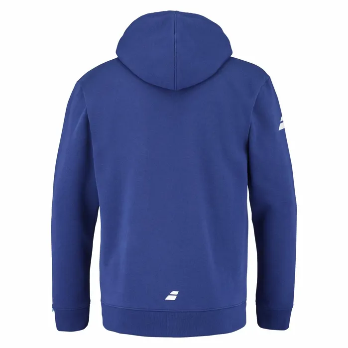 Men Tops Babolat Exercise Hood Sweat Blue