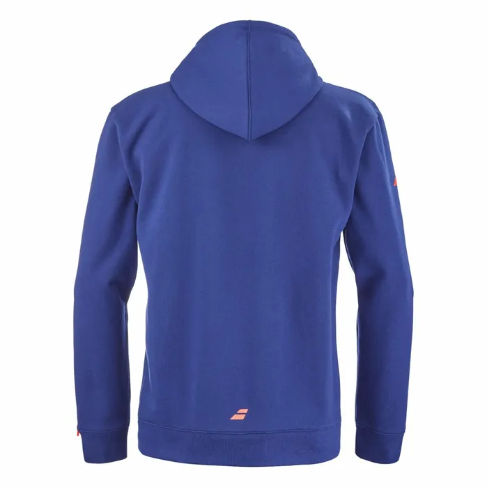 Men Tops Babolat Exercise Hood Sweat Dark Blue