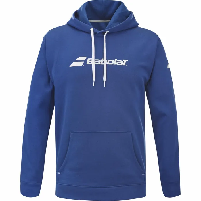 Men Tops Babolat Exercise Hood Sweat Men Dark Blue