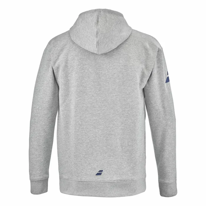 Men Tops Babolat Exercise Hood Sweat Men Flecked Gray