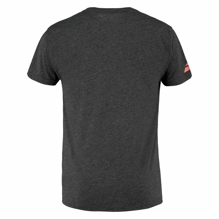 Men Tops Babolat Exercise Vintage Tee Heather Black