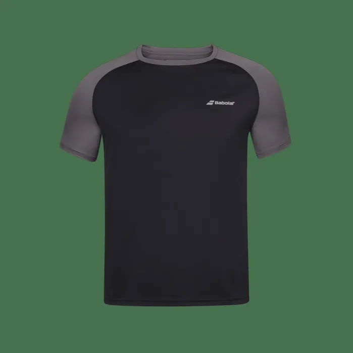 Men Tops Babolat Play Crew Neck Tee Black