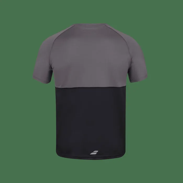 Men Tops Babolat Play Crew Neck Tee Black Men Tops Babolat Play Crew Neck Tee Black