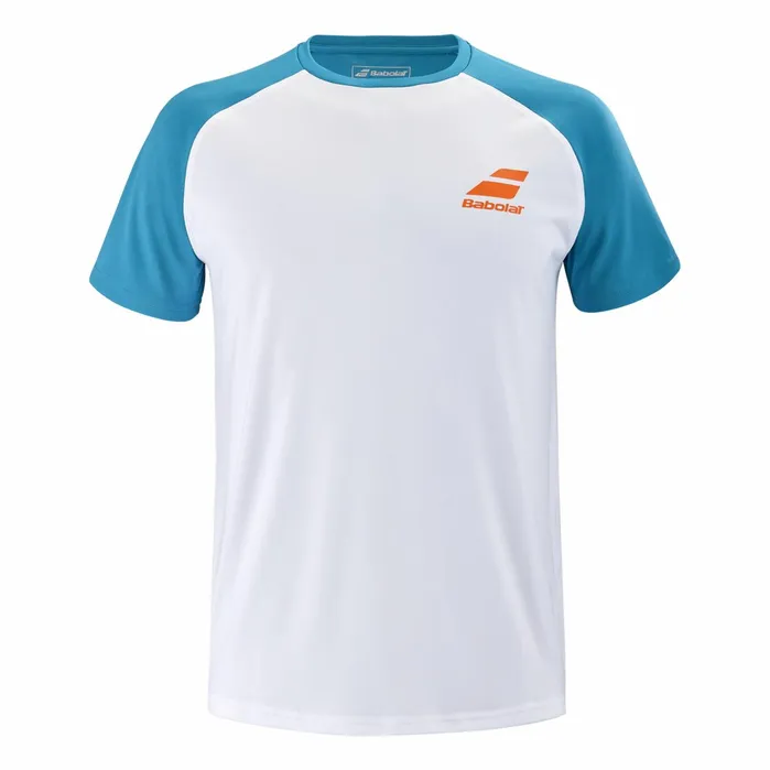 Men Tops Babolat Play Crew Neck Tee Bluegreen