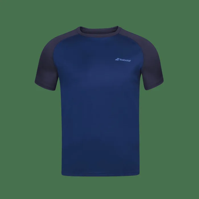 Men Tops Babolat Play Crew Neck Tee Dark Blue