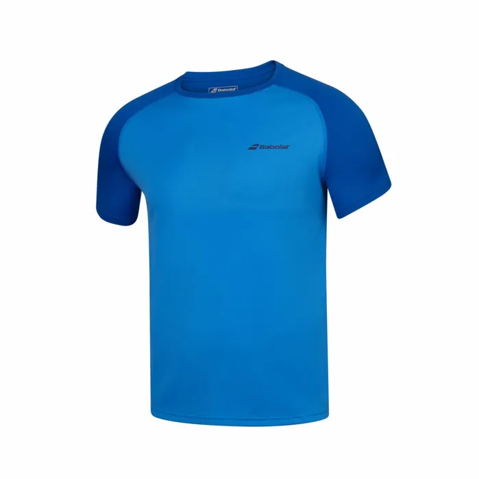 Men Tops Babolat Play Crew Neck Tee Light Blue Men Tops Babolat Play Crew Neck Tee Light Blue