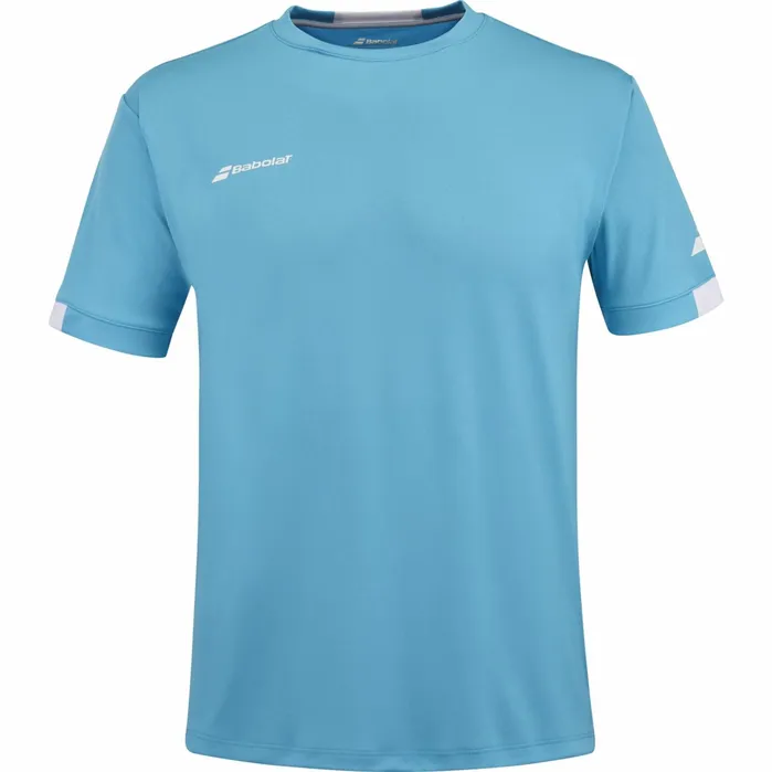 Men Tops Babolat Play Crew Neck Tee Men Light Blue