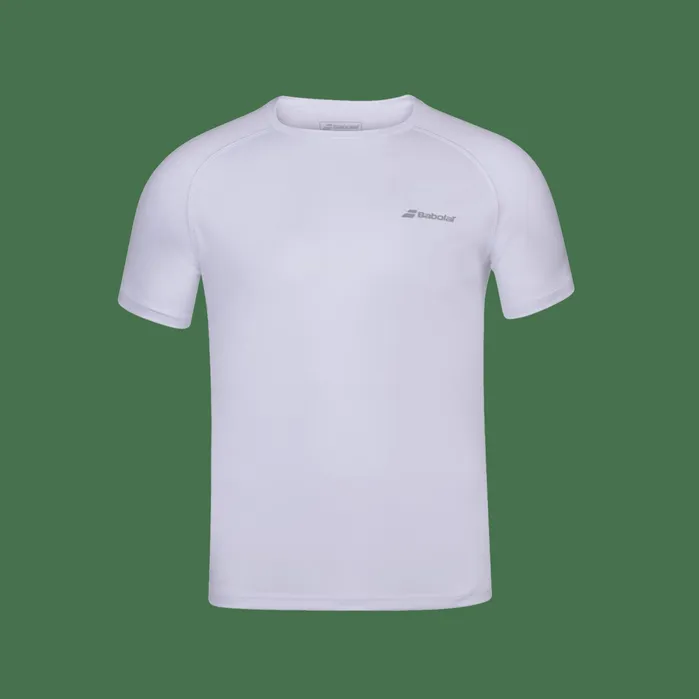 Men Tops Babolat Play Crew Neck Tee Men White
