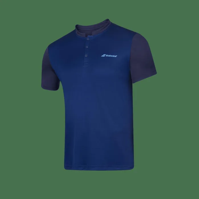 Men Tops Babolat Play Polo Dark Blue Men Tops Babolat Play Polo Dark Blue