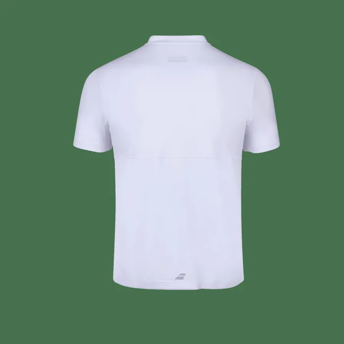 Men Tops Babolat Play Polo White Men Tops Babolat Play Polo White