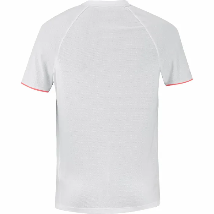 Men Tops Babolat Strike Crew Neck Tee Men White Red
