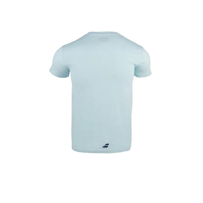 Men Tops Babolat Tennis Logo Tee Ice Blue