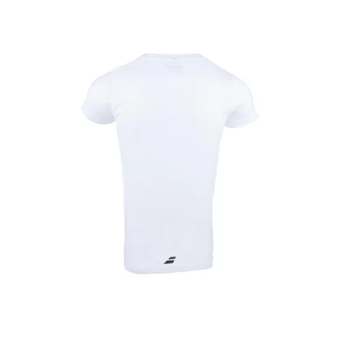 Men Tops Babolat Tennis Logo Tee White