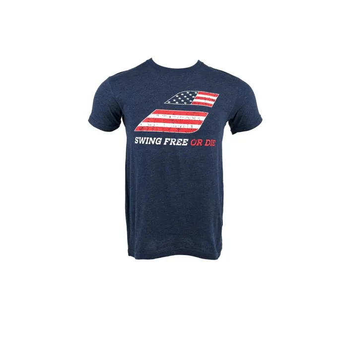 Men Tops Babolat USA Flag Tee Midnight Navy