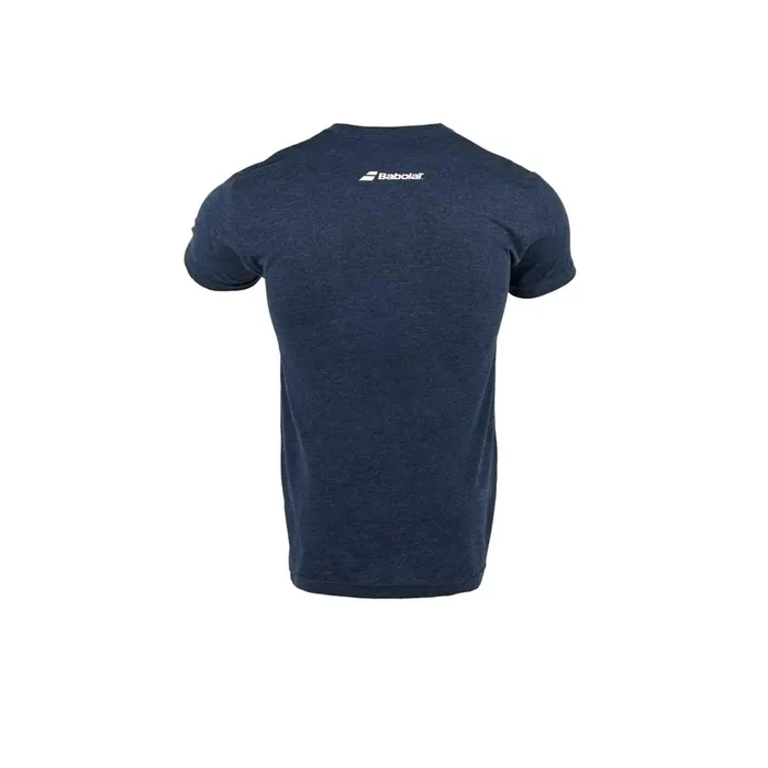 Men Tops Babolat USA Flag Tee Midnight Navy