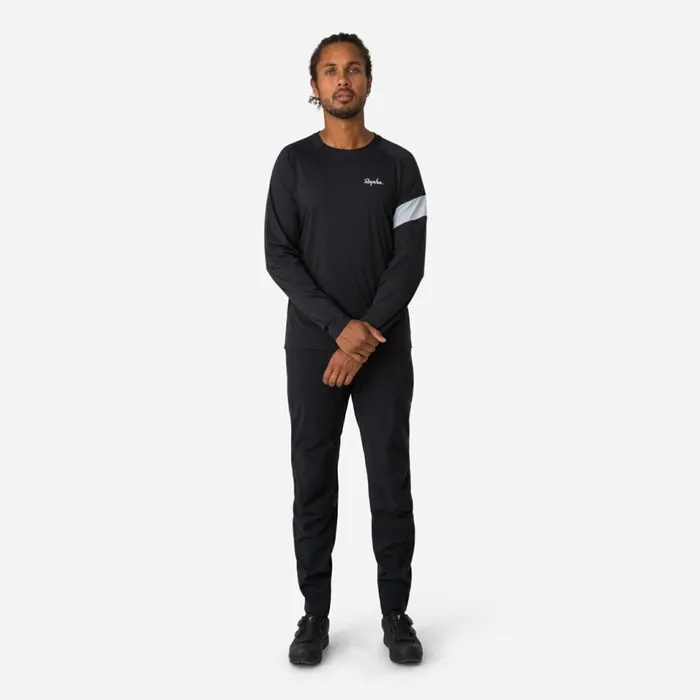 Men Trail Long Sleeve Technical Tshirt Kentucky Blue Arctic Iceblacklight Greyolivedark Khakisilveroffwhite Rapha TShirts and Tops