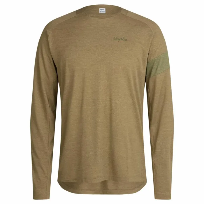 Men Trail Long Sleeve Technical Tshirt Kentucky Blue Arctic Iceblacklight Greyolivedark Khakisilveroffwhite Rapha TShirts and Tops