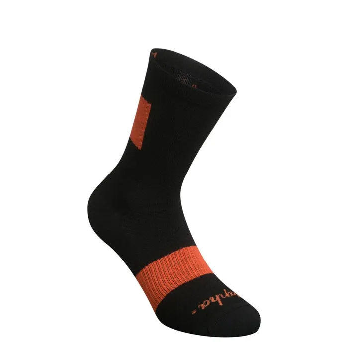 Men Trail Socks Blackorangewalnut Brownchestnut Brown Rapha Shoes Overshoes and Socks