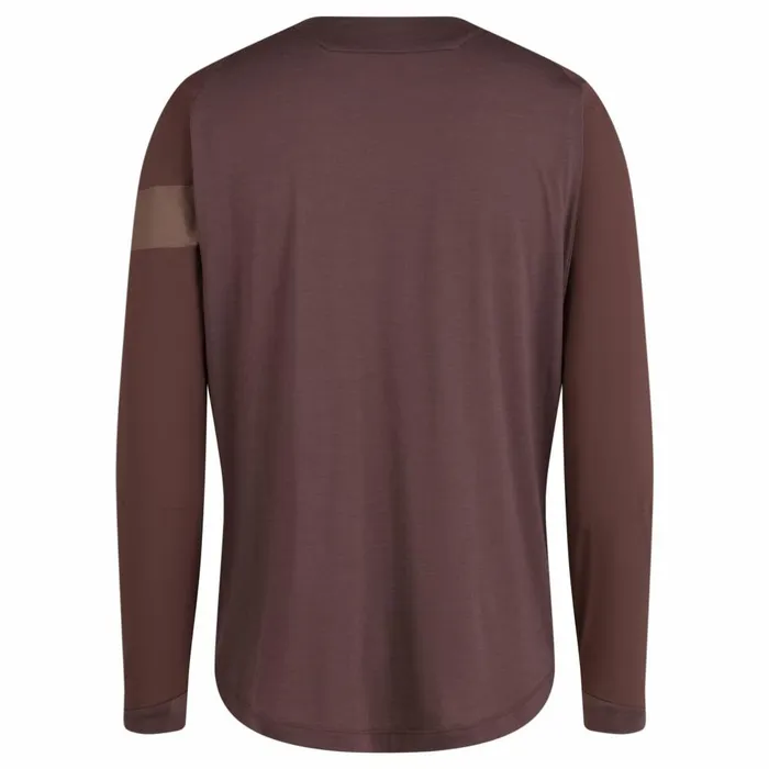 Men Trail Windblock Jersey Rapha Performance Trailwear Blacklight Greywalnut Brownchestnut Brown Rapha TShirts and Tops