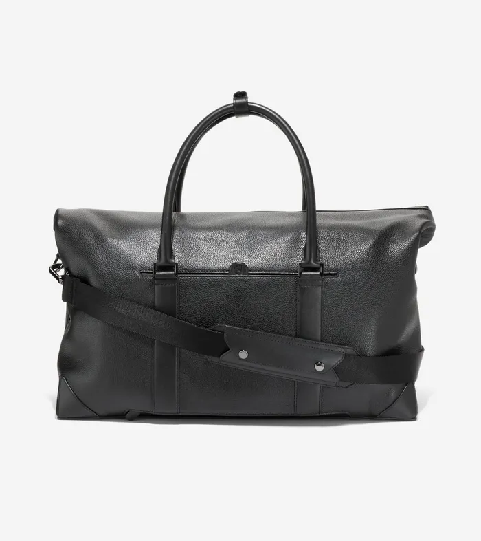 Men Triboro Weekender Bag Black Cole Haan Duffle Bags and Weekenders