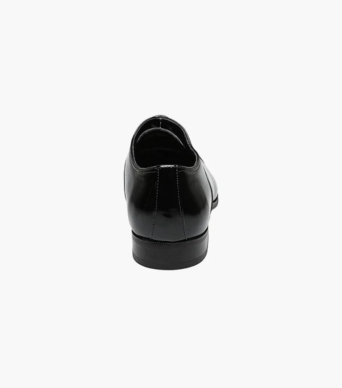 Men Tux Cap Toe Oxford Black Patent Florsheim Dress Shoes