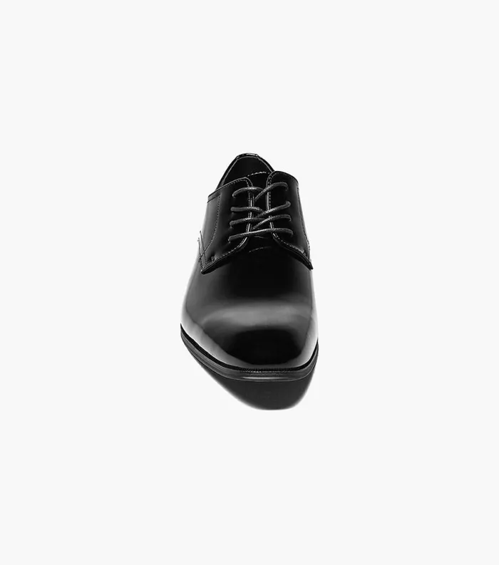 Men Tux Plain Toe Oxford Black Patent Florsheim Dress Shoes