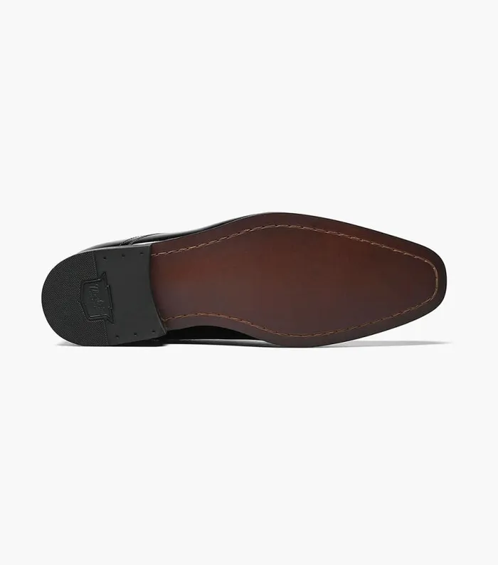 Men Tux Plain Toe Oxford Black Patent Florsheim Dress Shoes