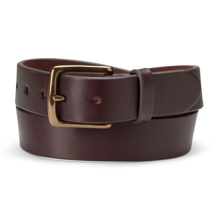 Men Ultimate Leather Belt Brown Orvis Belts