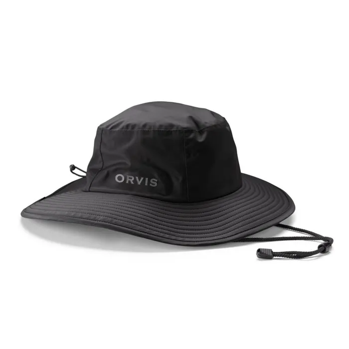 Men Ultralight Storm Rain Hat Black Orvis Hats