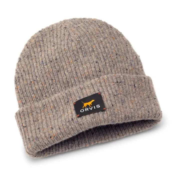 Men Upland Donegal Knit Beanie Oatmeal Orvis Hats