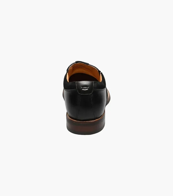 Men Uptown Moc Toe Slip On Black Florsheim Florsheim Comfortech