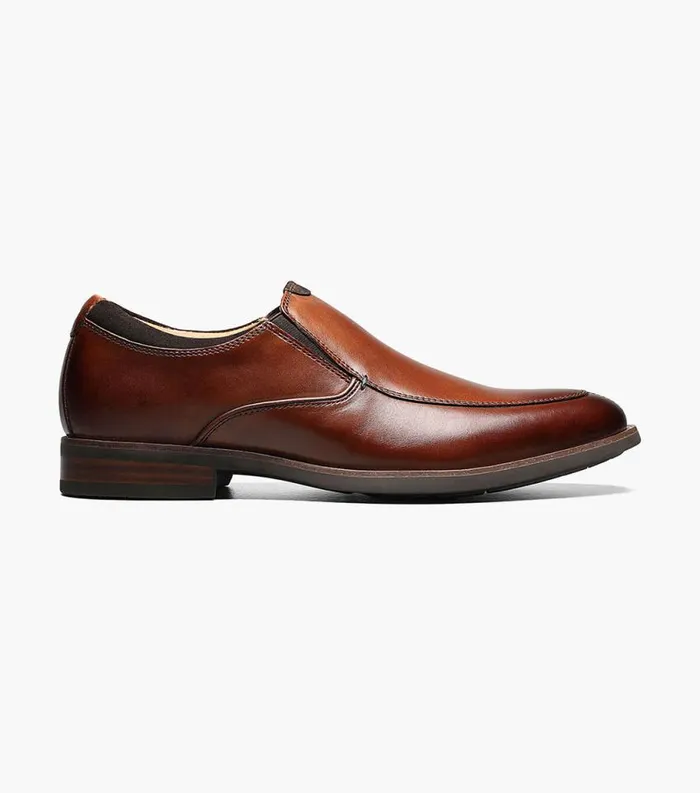 Men Uptown Moc Toe Slip On Cognac Florsheim Florsheim Comfortech
