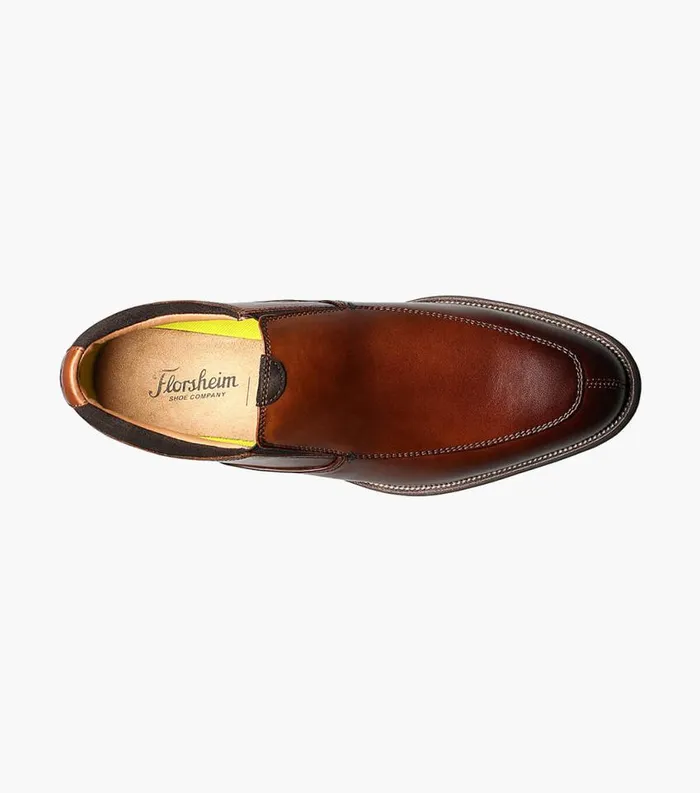 Men Uptown Moc Toe Slip On Cognac Florsheim Florsheim Comfortech