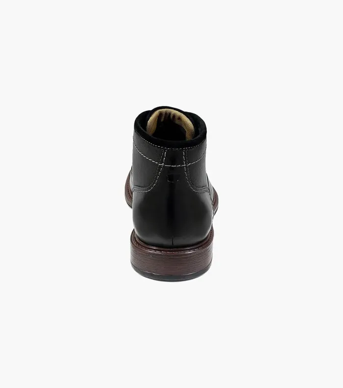 Men Vandall Cap Toe Lace Up Boot Black Florsheim Casual Shoes