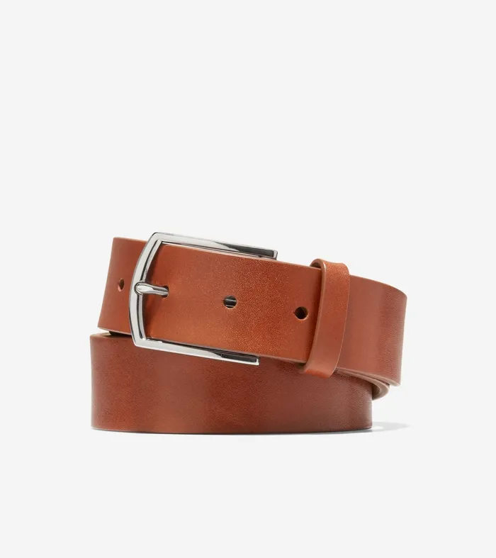 Men Washington Perforated 35mm Belt British Tan Cole Haan Belts