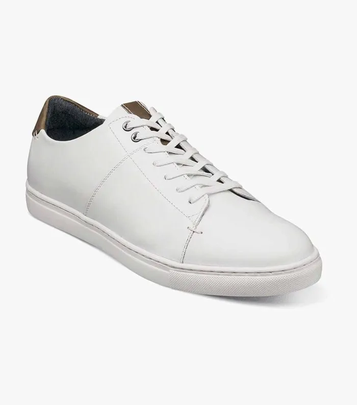 Men Watts Lace Up Oxford White Florsheim Casual Shoes