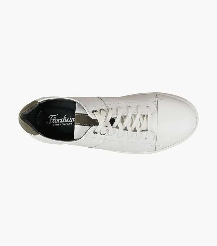 Men Watts Lace Up Oxford White Florsheim Casual Shoes