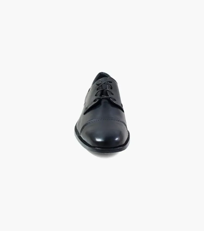 Men Welles Cap Toe Oxford Black Florsheim Dress Shoes