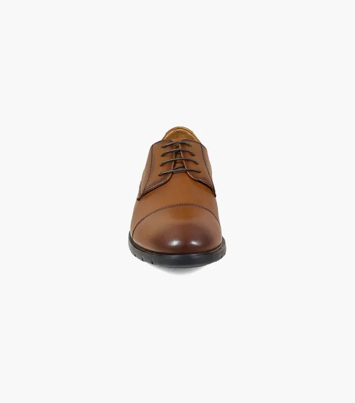 Men Westside Cap Toe Oxford Cognac Florsheim Casual Shoes