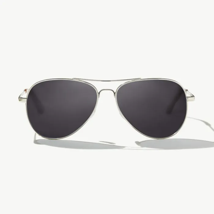MenWomenFly Fishing Bajio Soldado Sunglasses Silver Frame Grey Lens Orvis Sunglasses