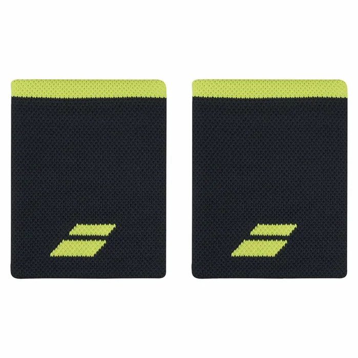 MenWomenJuniors and Kids Accessories Babolat Logo Jumbo Wristband Unisex Gray Yellow MenWomenJuniors and Kids Accessories Babolat Logo Jumbo Wristband Unisex Gray Yellow