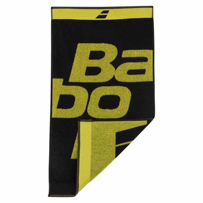 MenWomenJuniors and Kids Accessories Babolat Medium Towel Unisex Blackyellow