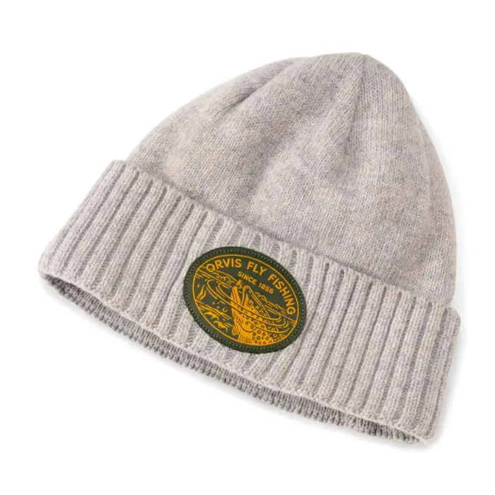 MenWomen Recycled WoolBlend Beanie Grey Orvis Hats